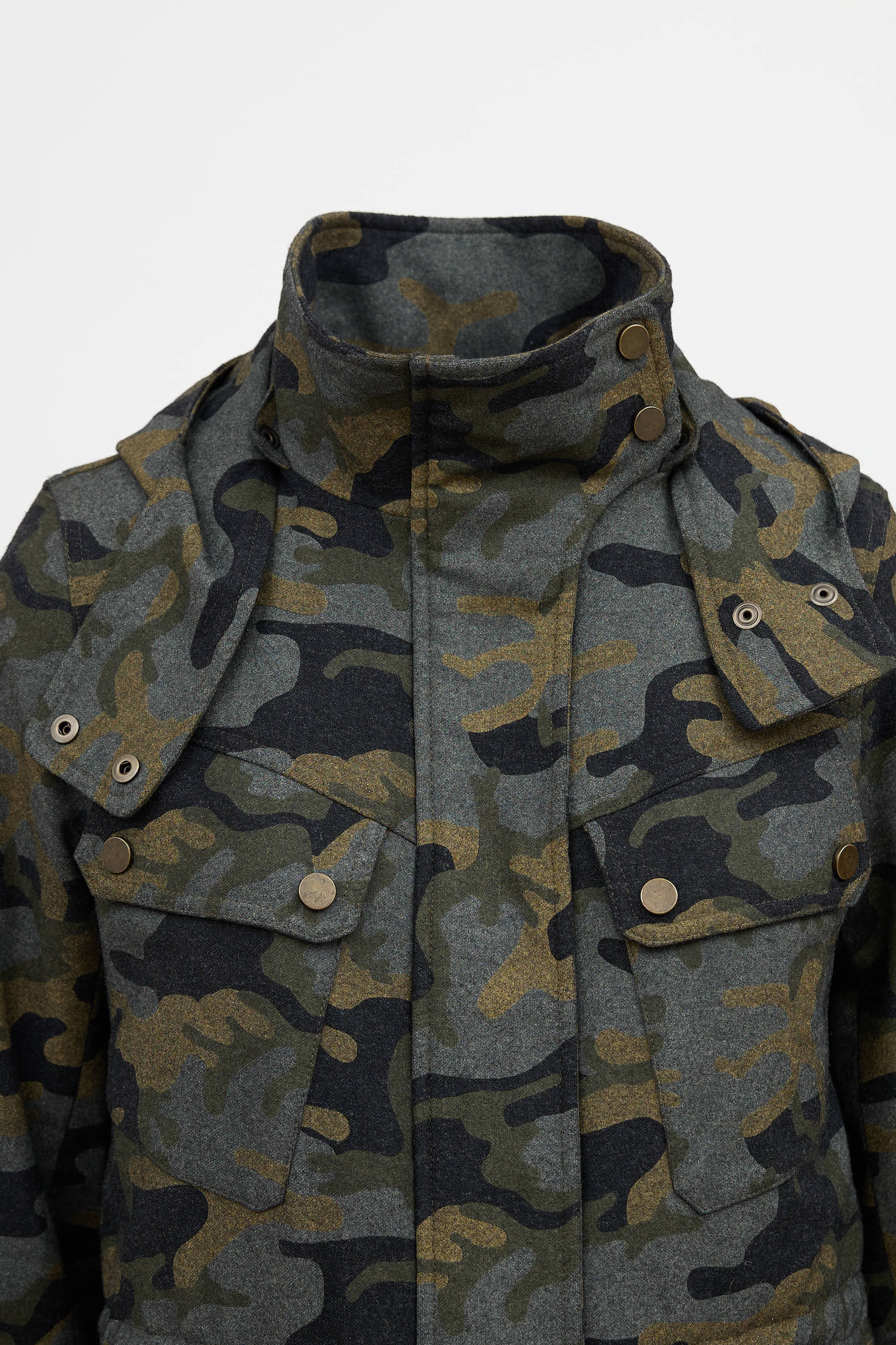 Veronica Beard Camo Zip Jacket