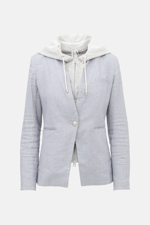 Veronica Beard Hoodie Dickey Blazer