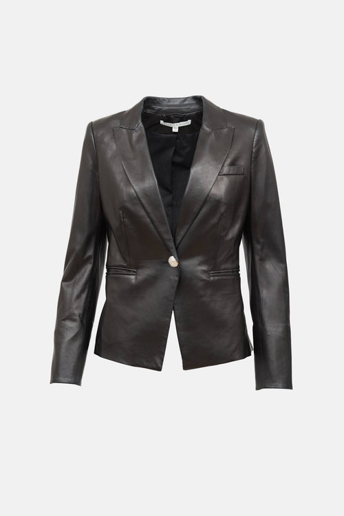 Leather Blazer