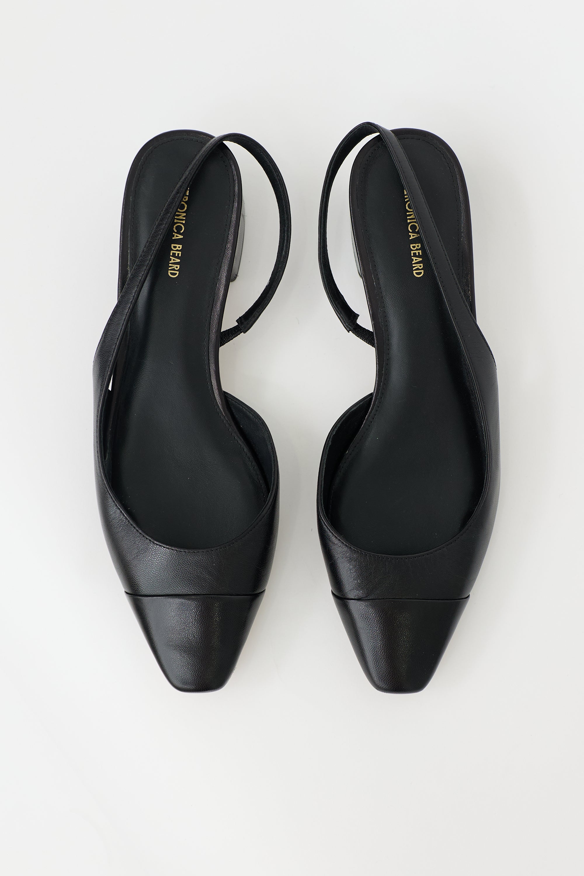Veronica Beard Leather Slingback Pump