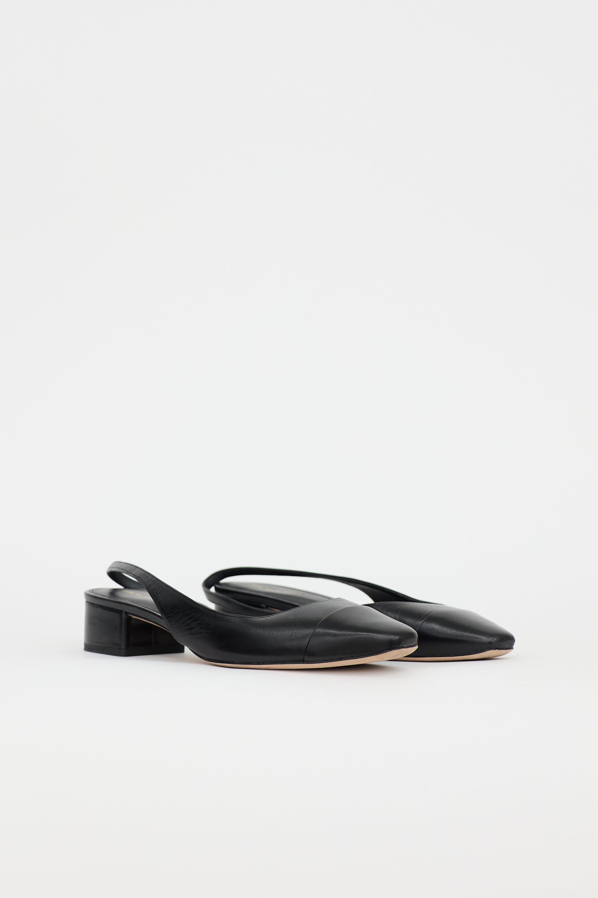 Veronica Beard Leather Slingback Pump