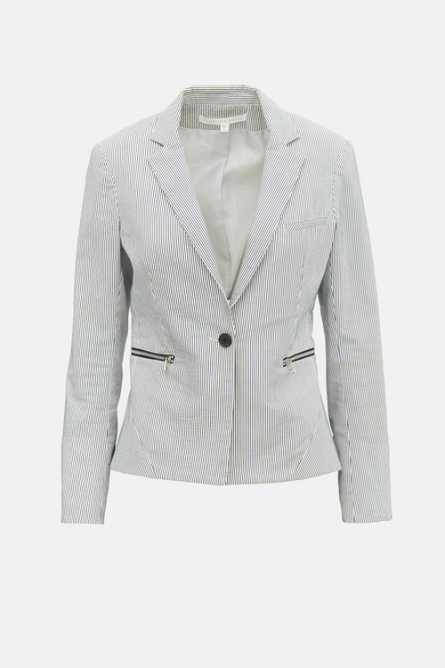 Veronica Beard Pinstripe Dickey Blazer