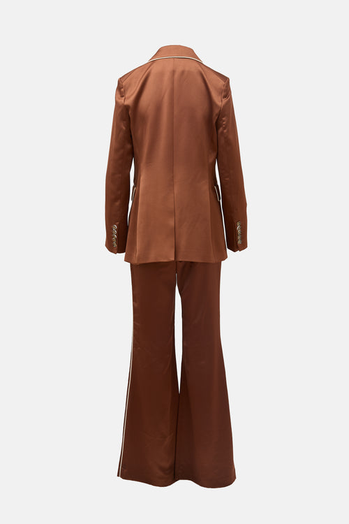 Veronica Beard Satin Co-Ord Set