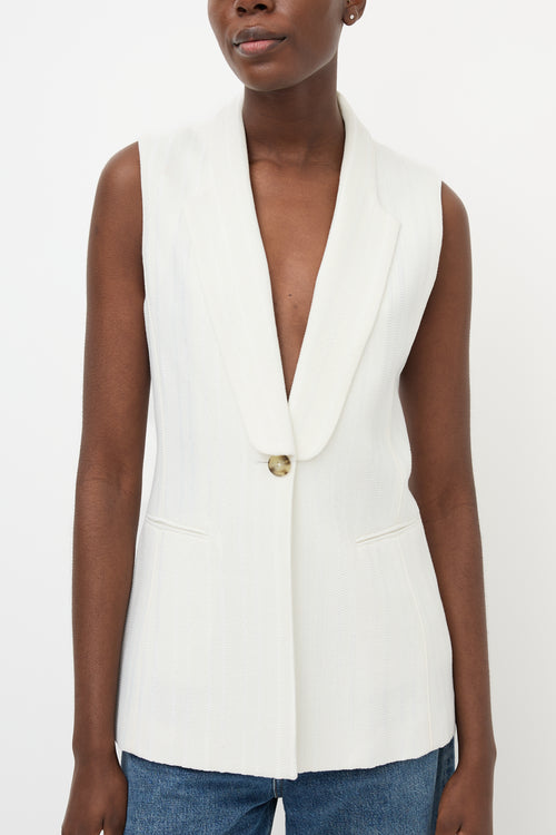 Veronica Beard Spring 2016 Single Button Vest