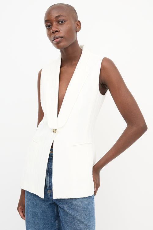 Veronica Beard Spring 2016 Single Button Vest