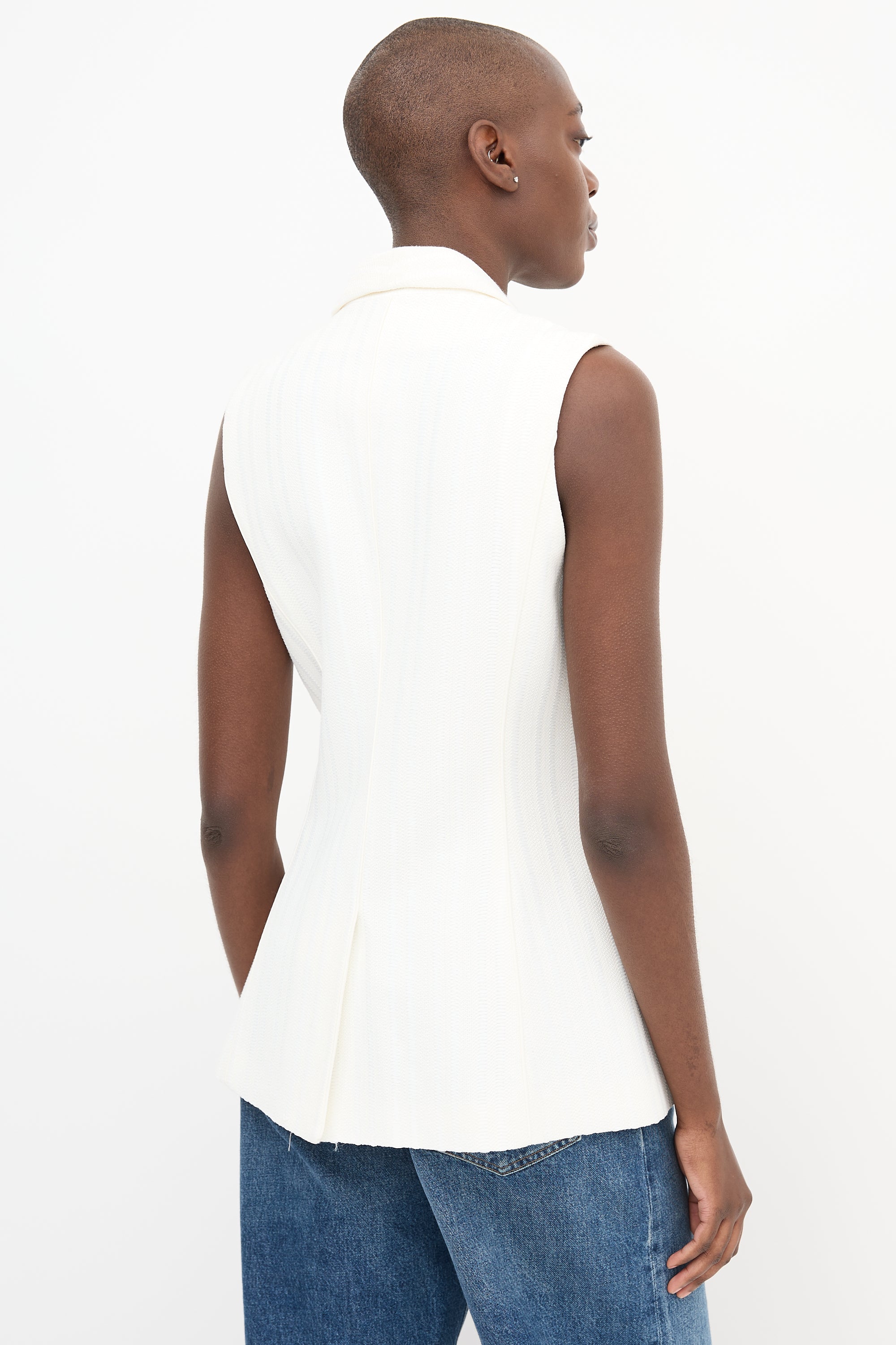 Veronica Beard Spring 2016 Single Button Vest