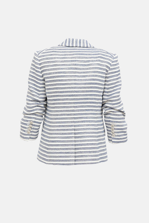 Veronica Beard Stripe Tweed Blazer