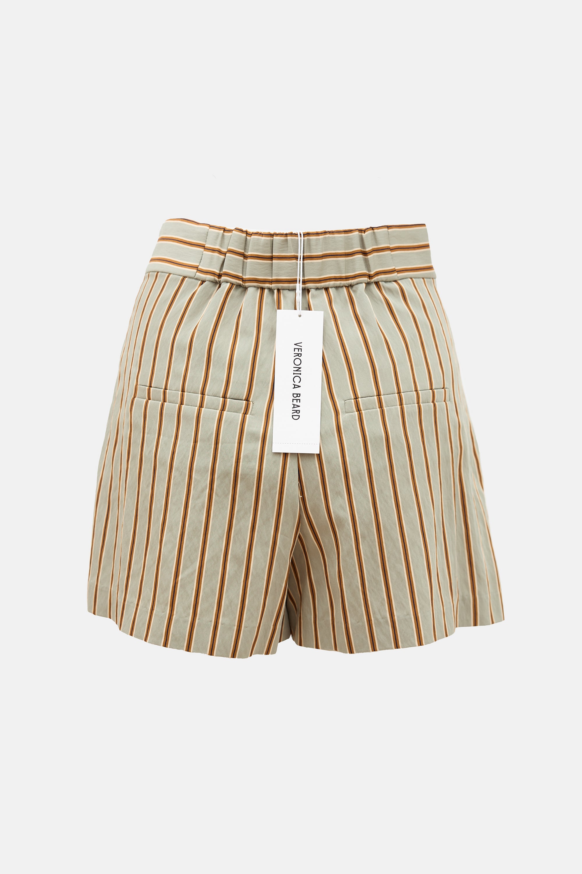 Veronica Beard Striped Elbe Shorts