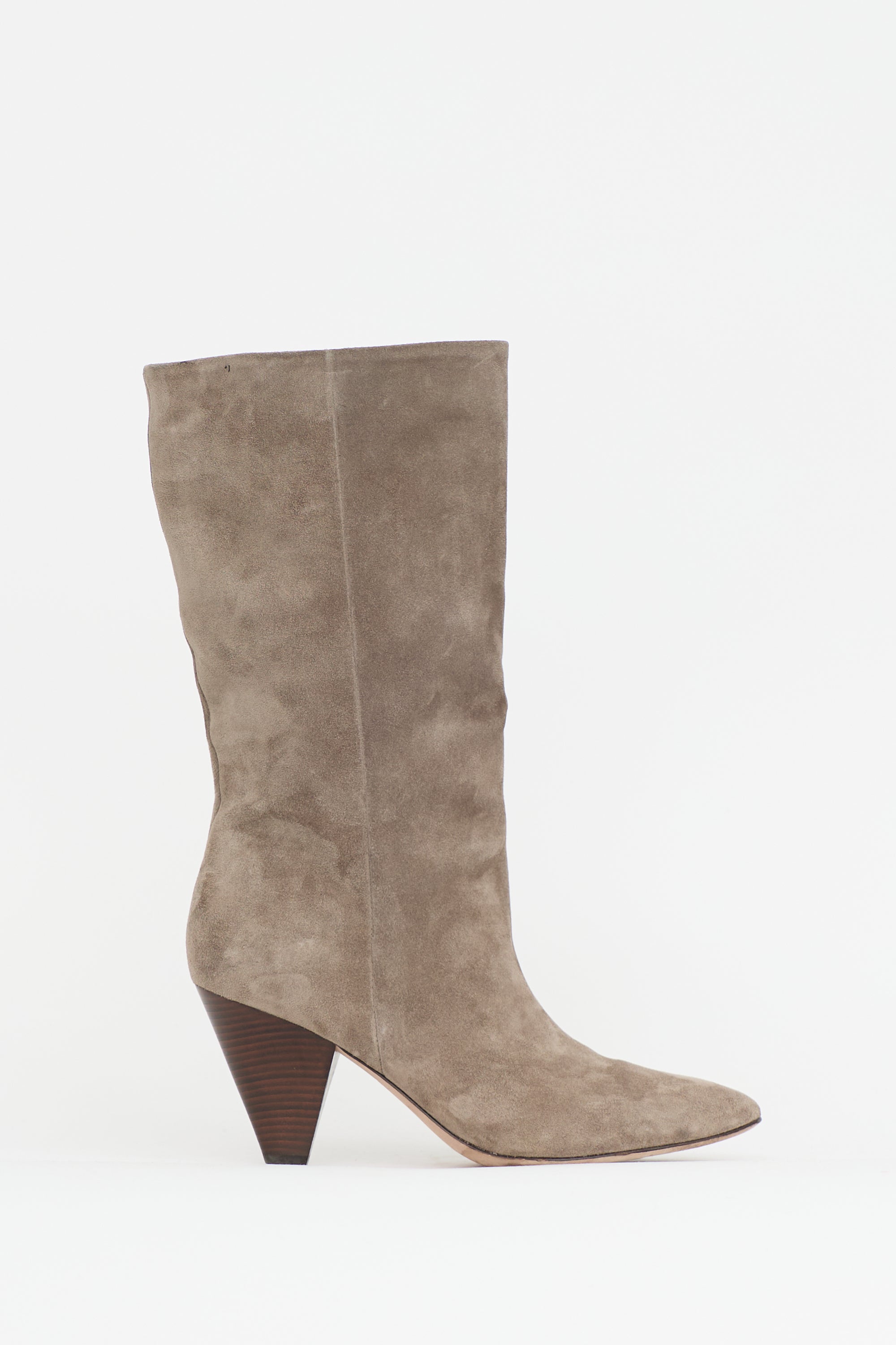 Veronica Beard Suede Blondie Boot