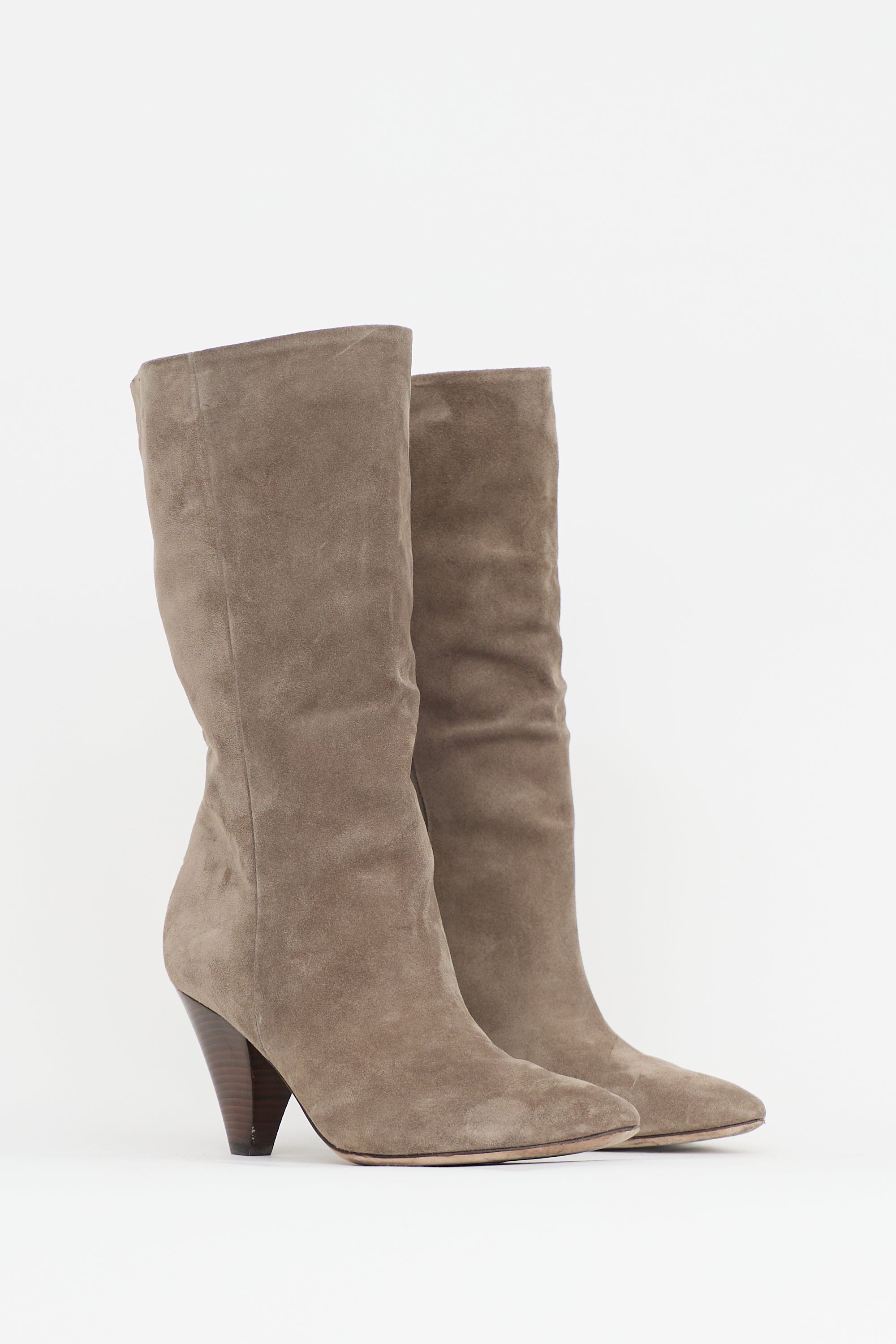 Veronica Beard Suede Blondie Boot