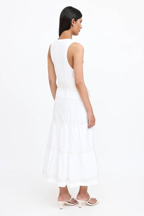 Veronica Beard Tiered Maxi Dress