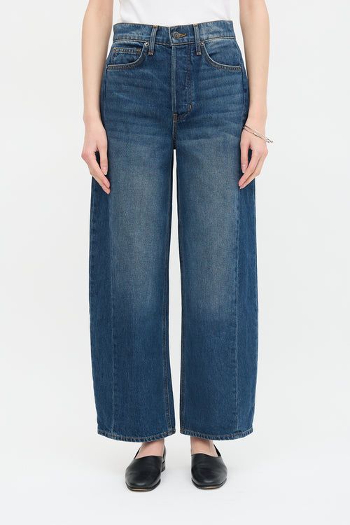 Veronica Beard Ryder Barrel Leg Jeans