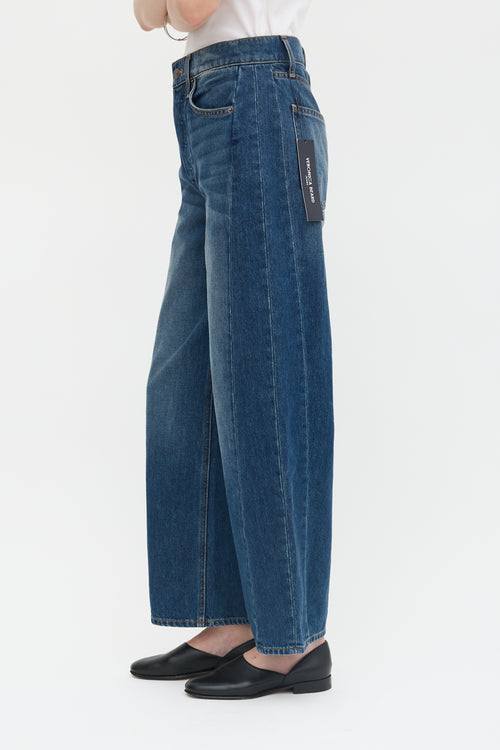 Veronica Beard Ryder Barrel Leg Jeans