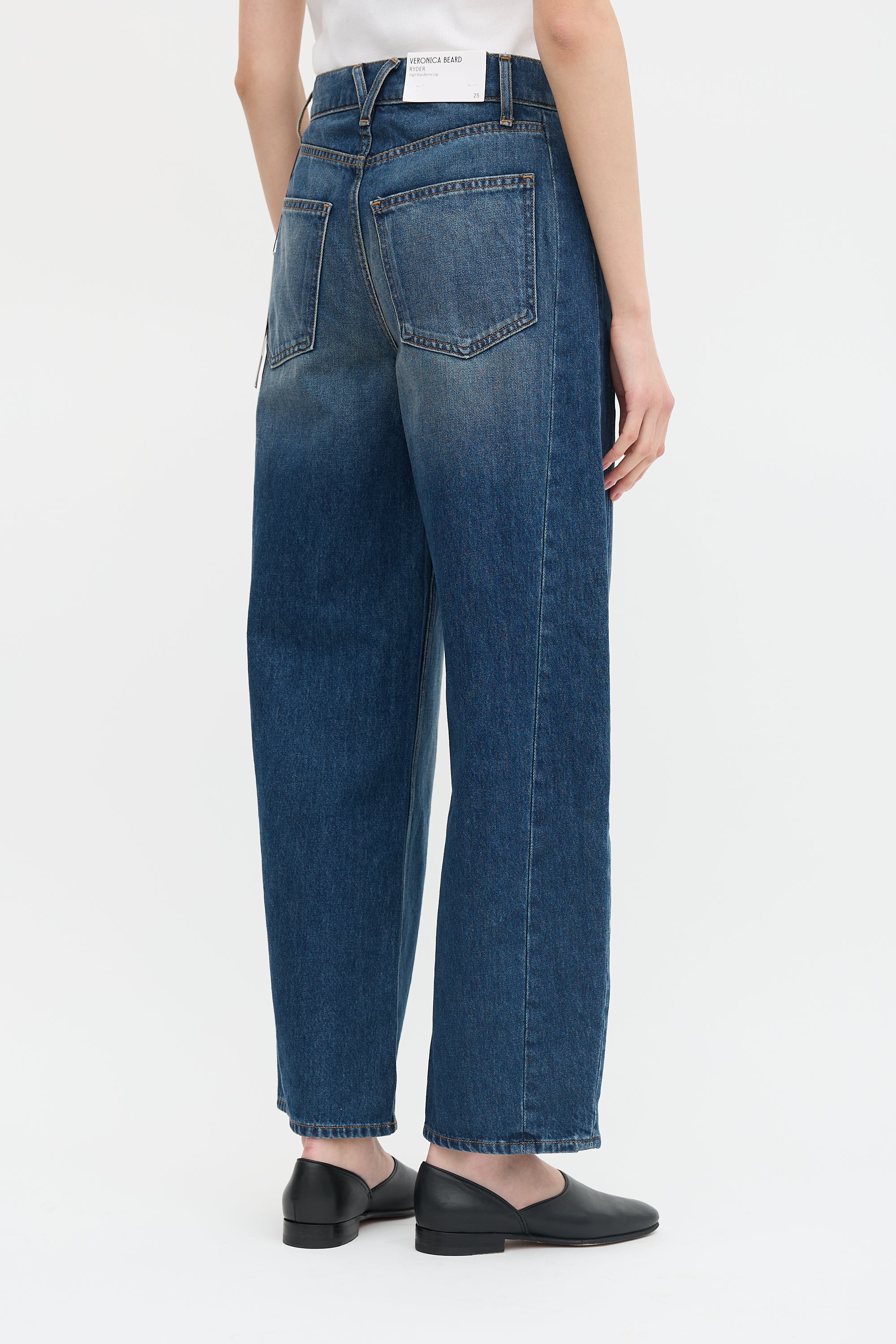 Veronica Beard Ryder Barrel Leg Jeans