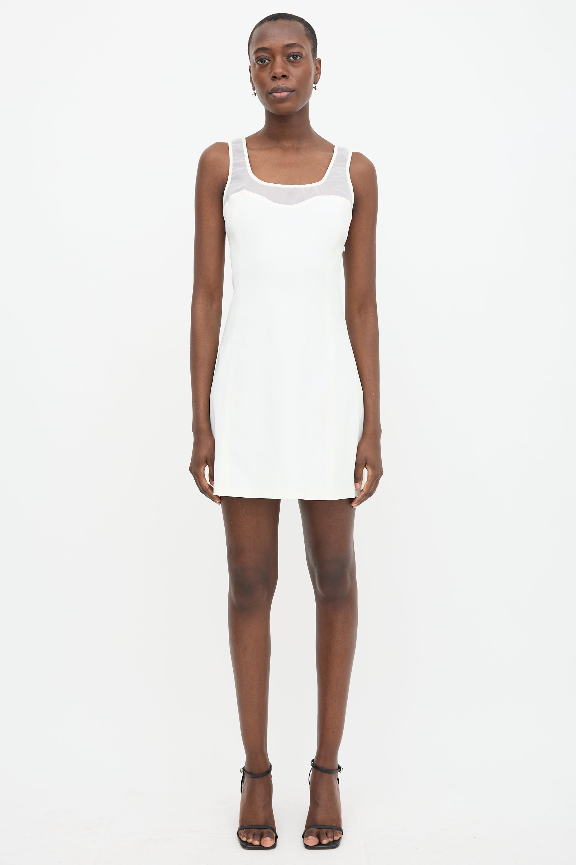 Versace 90s Nylon Mini Dress