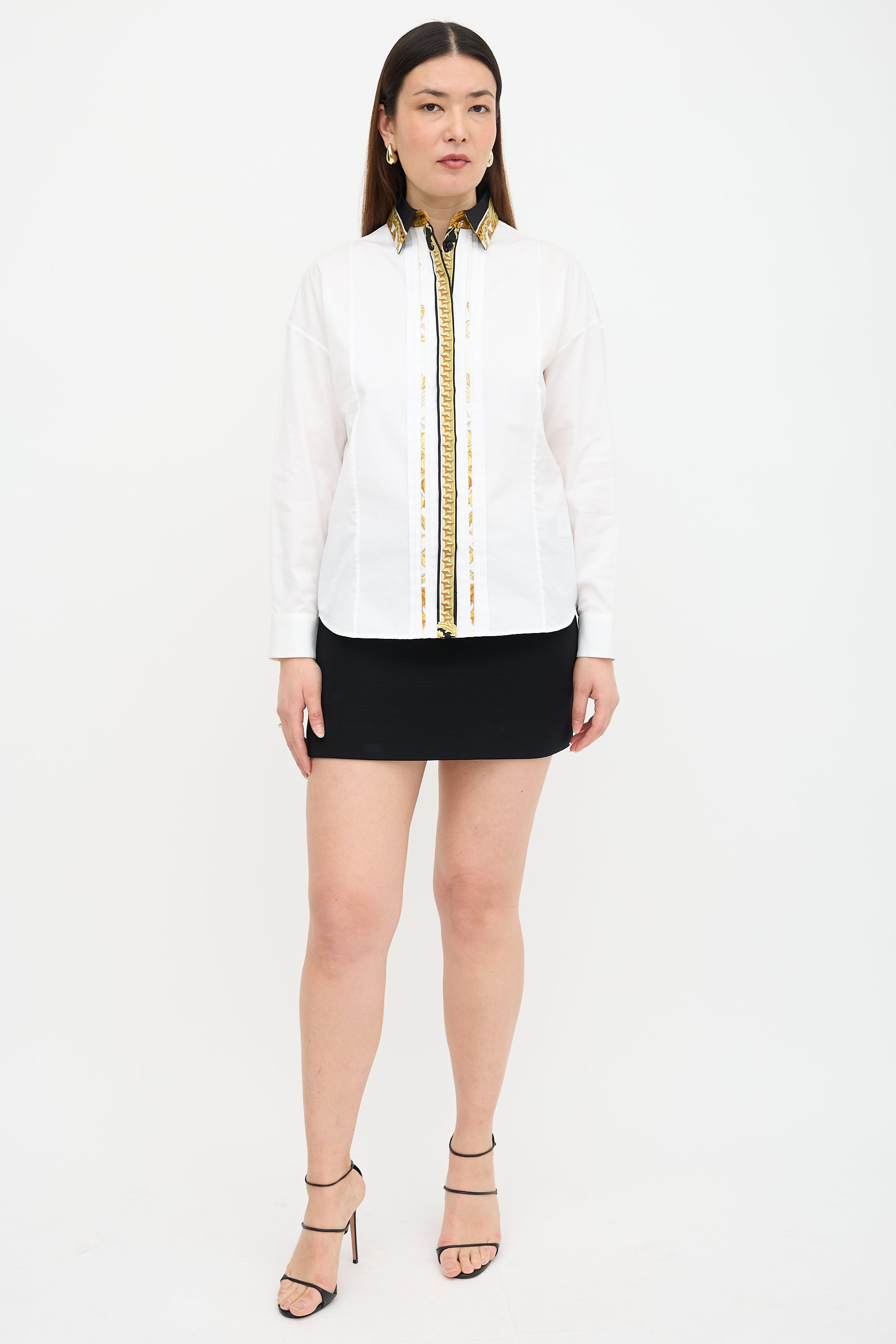 Versace Baroque Trim Shirt