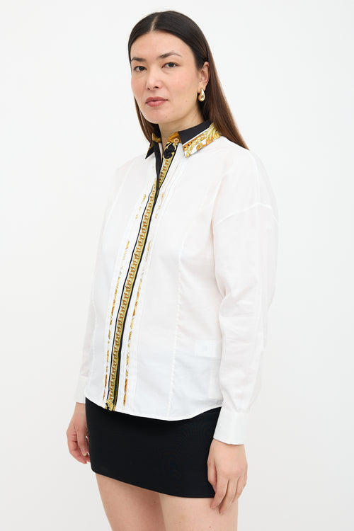 Versace Baroque Trim Shirt