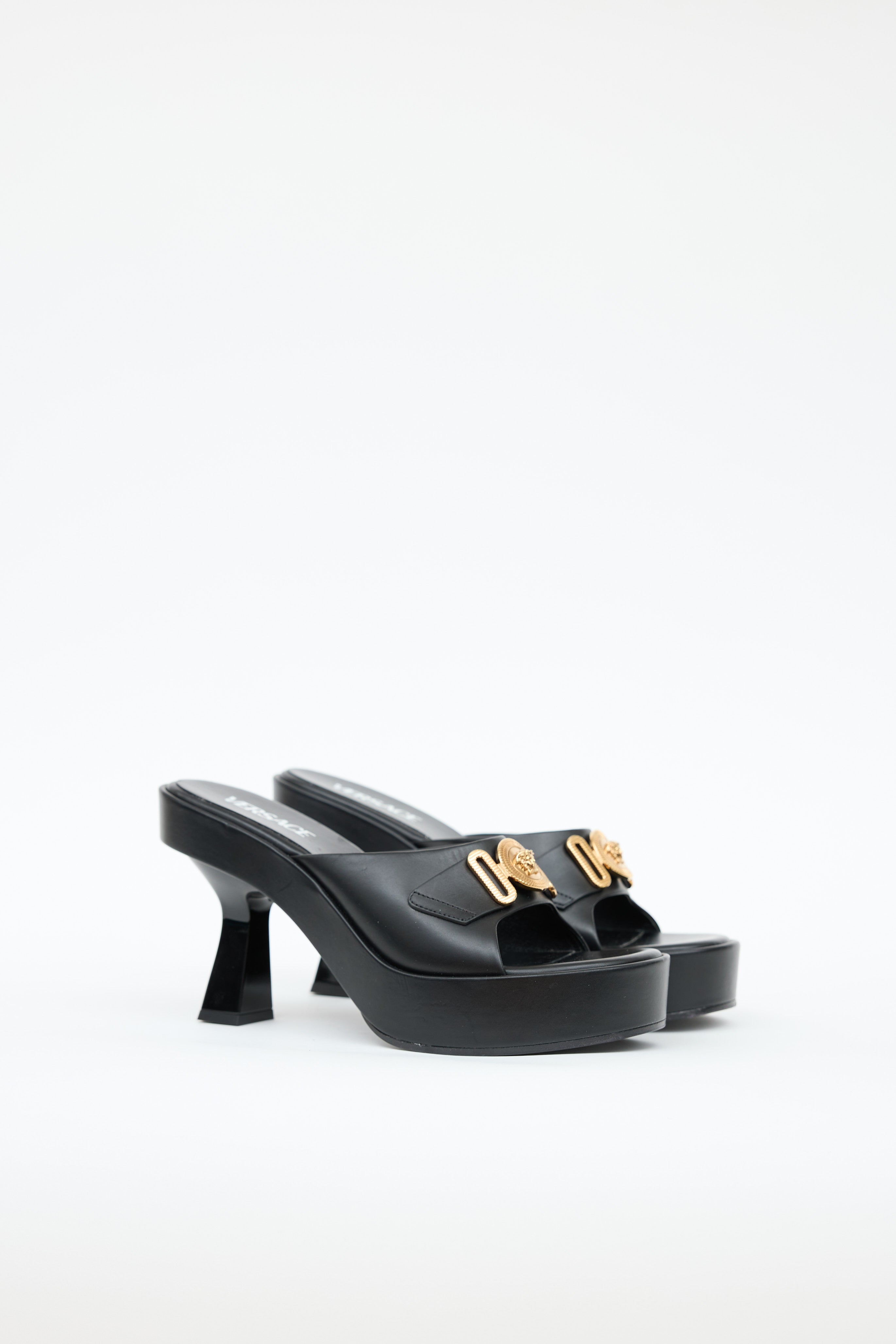 Versace Medusa Platform Mule