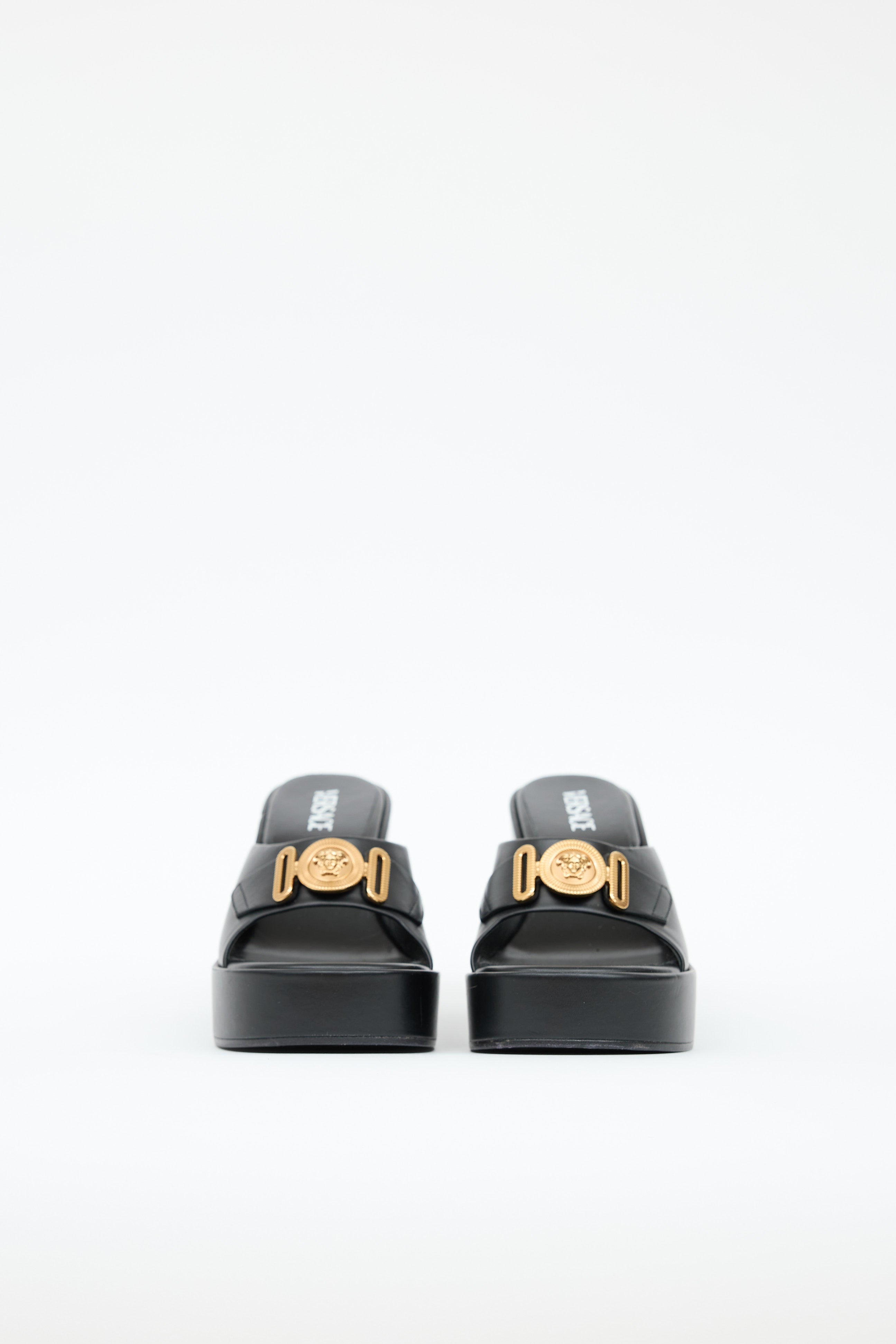 Versace Medusa Platform Mule