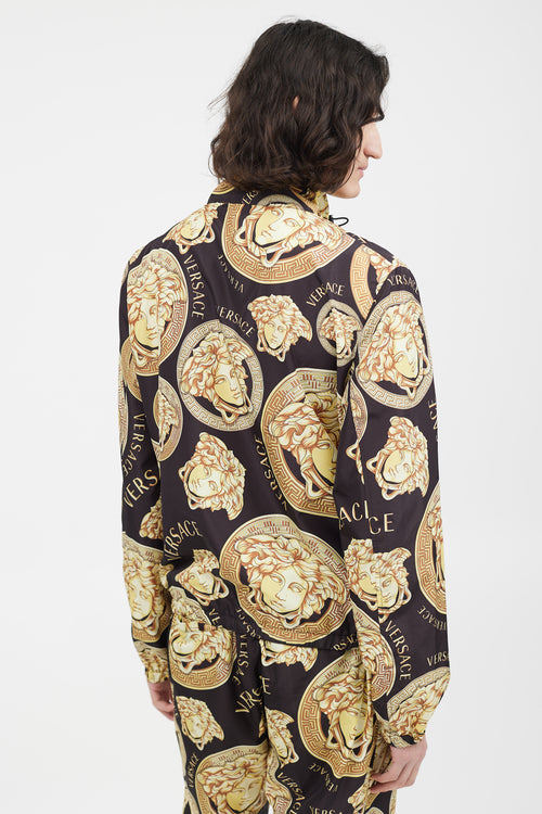 Versace Black & Gold Medusa Co-Ord Set