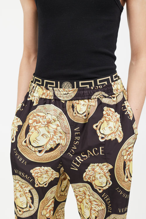 Versace Black & Gold Medusa Co-Ord Set