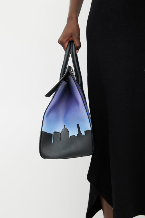 Versace Black & Blue Palazzo Empire New York Bag