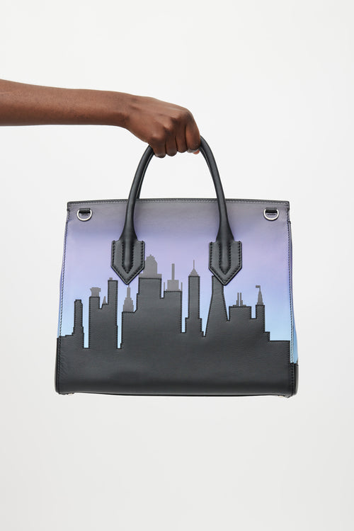 Versace Black & Blue Palazzo Empire New York Bag