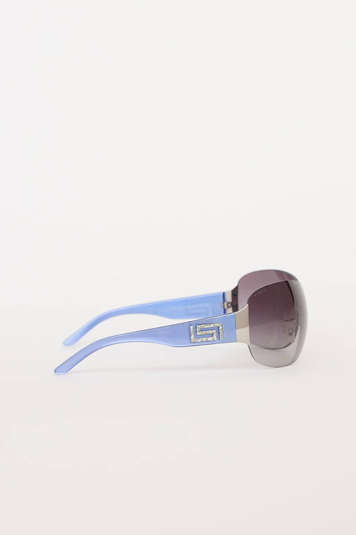 Versace 2110 1000/8G Shield Sunglasses