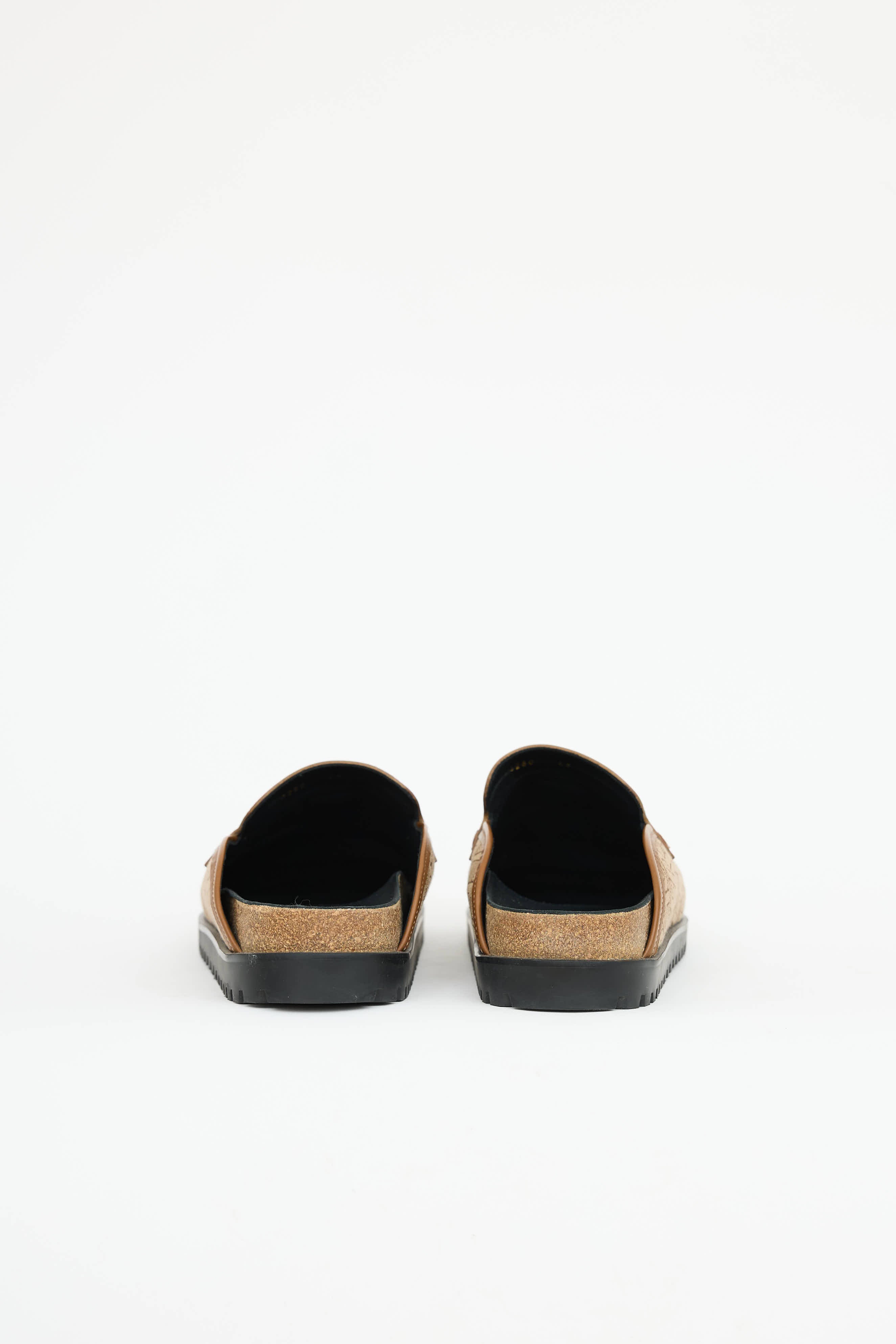 Versace Jacquard Logo Mule