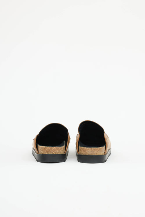 Versace Jacquard Logo Mule