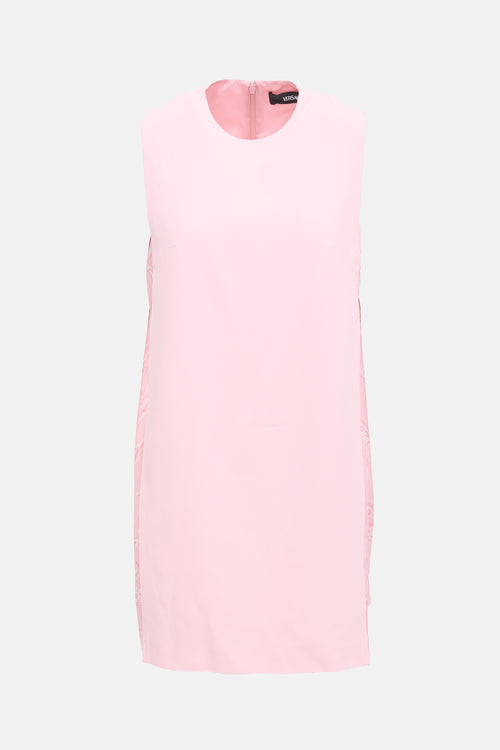 Versace Crepe Baroque Shift Dress