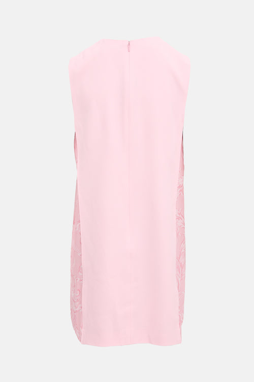 Versace Crepe Baroque Shift Dress