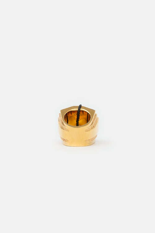 Versace Crystal Cocktail Ring
