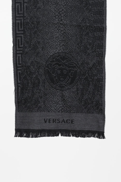 Versace Medusa & Greca Scarf