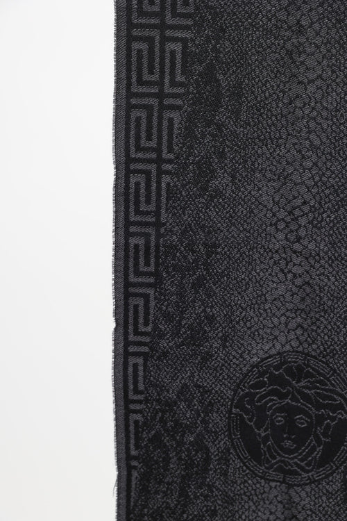 Versace Medusa & Greca Scarf