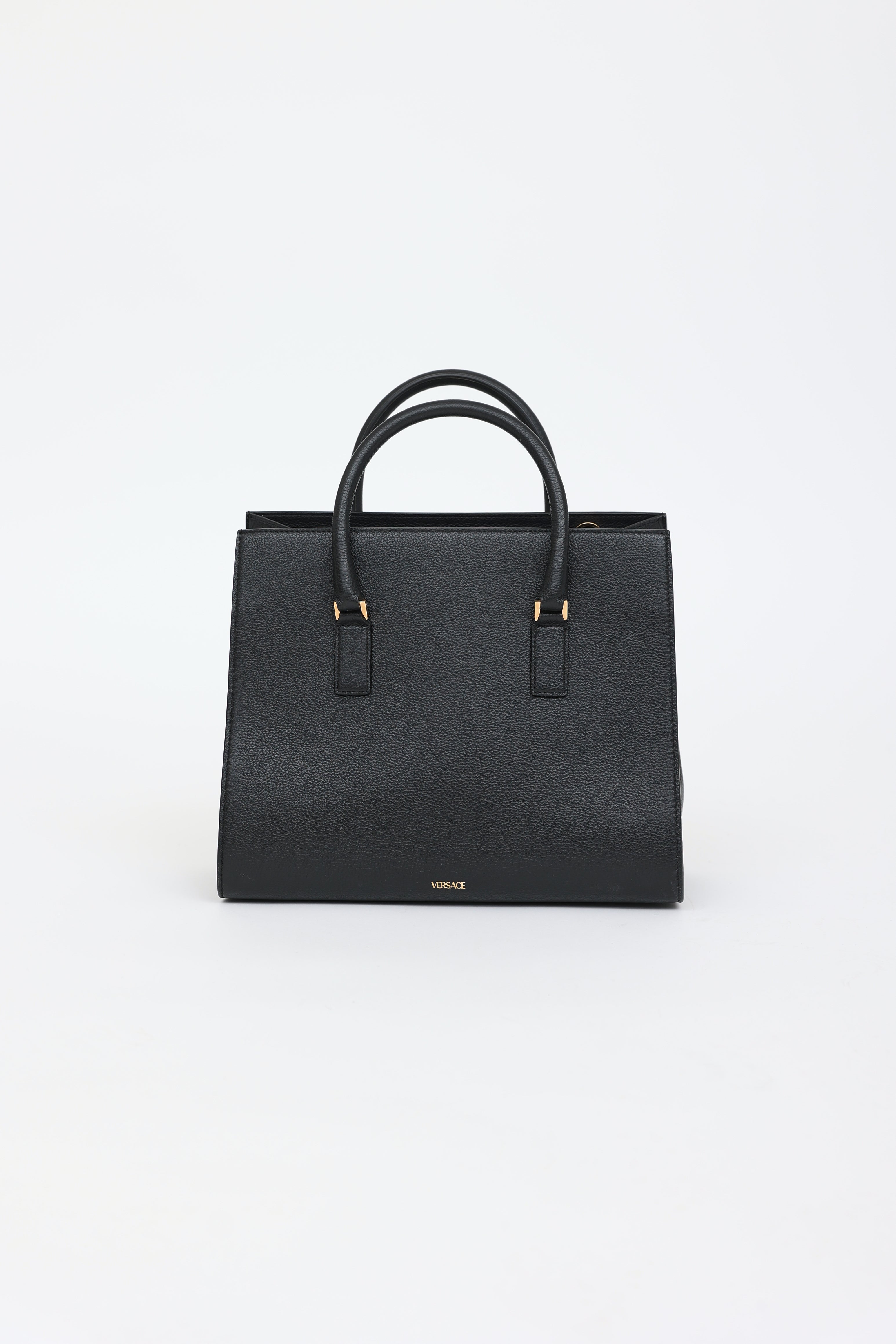 Versace Large Virtus Top Handle Bag
