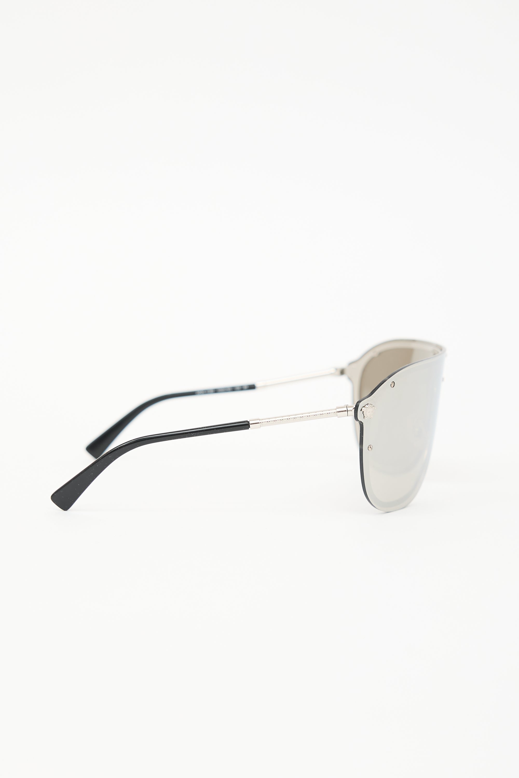 Versace 2180 Mirrored Shield Sunglasses