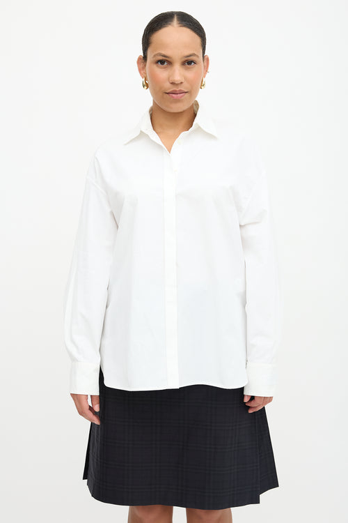 Versace Poplin Side Vent Shirt