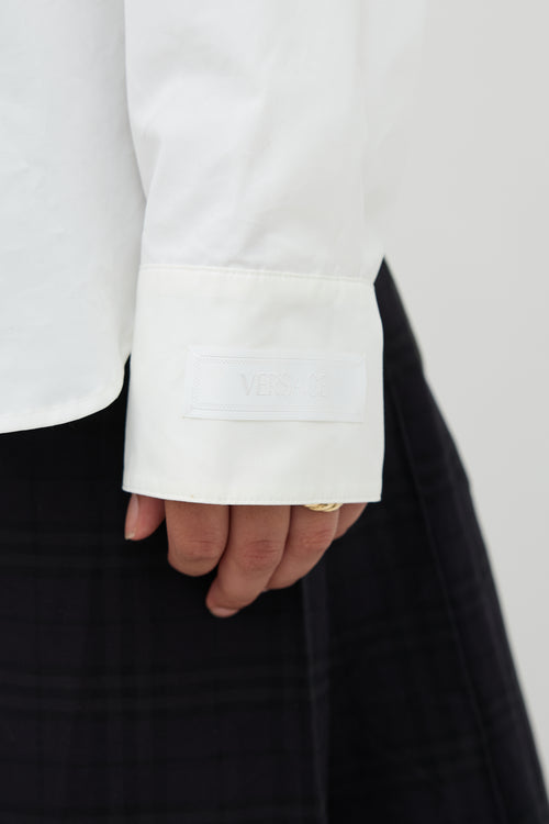 Versace Poplin Side Vent Shirt