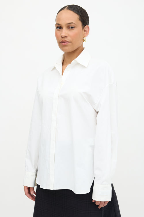 Versace Poplin Side Vent Shirt