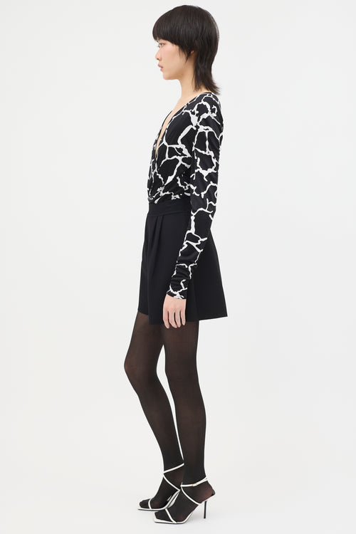 Versace Pre Fall 2019 Printed Bodysuit
