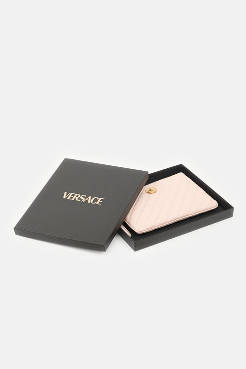 Versace Quilted Leather Medusa Pouch