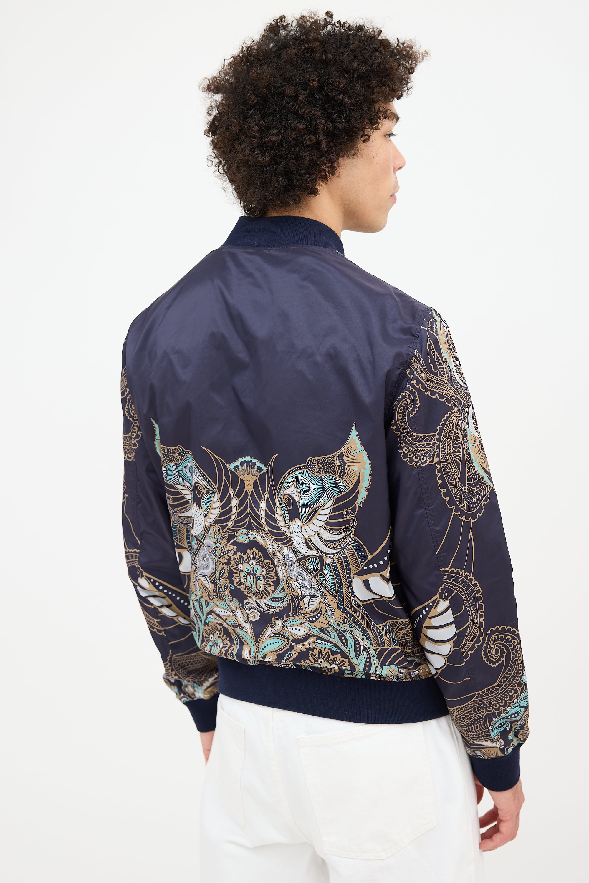 Versace Reversible Printed Bomber Jacket
