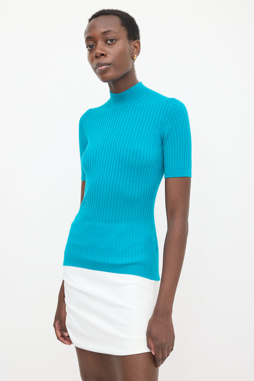 Versace Ribbed Knit Top