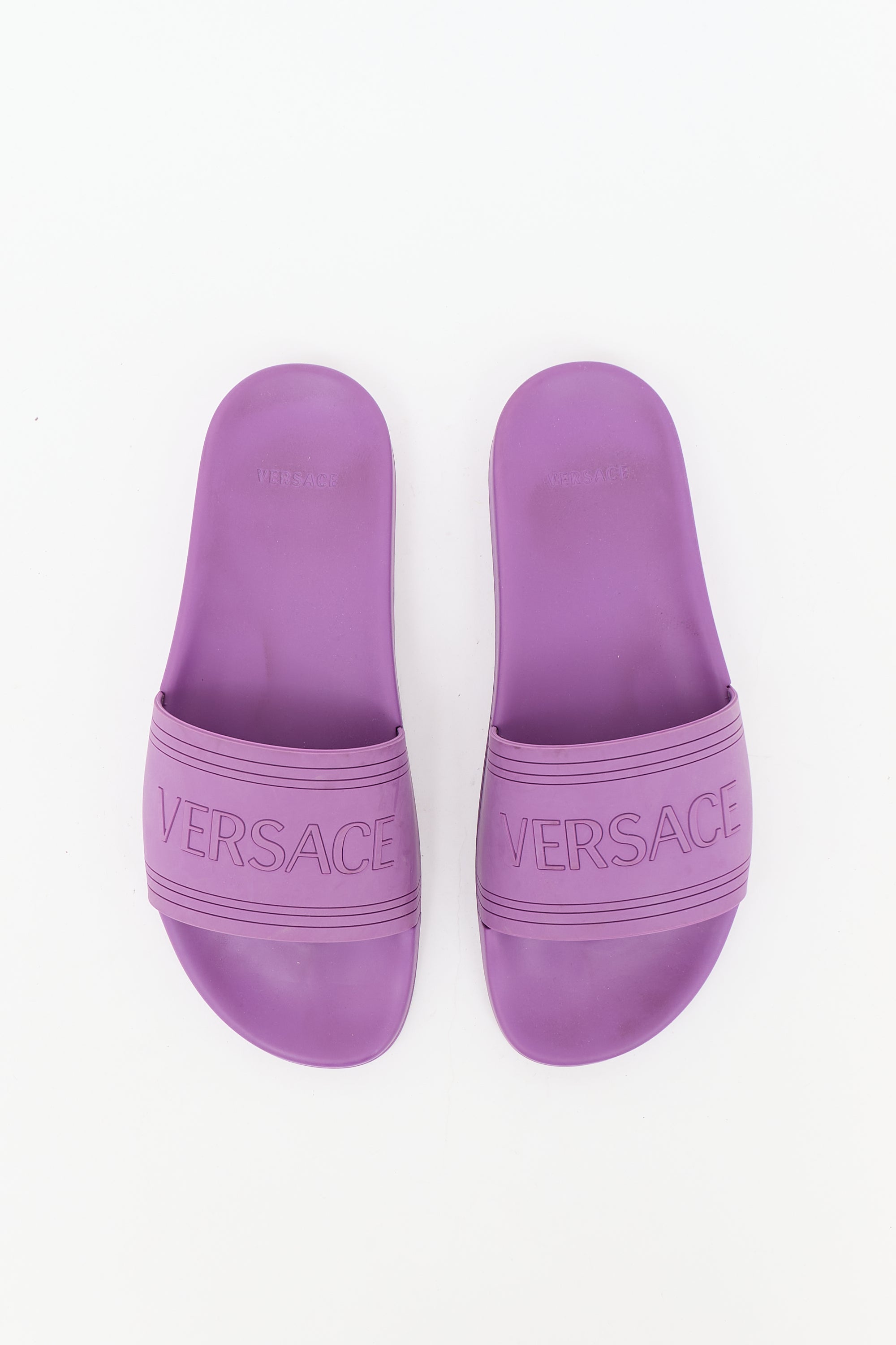 Versace Rubber Logo Slide