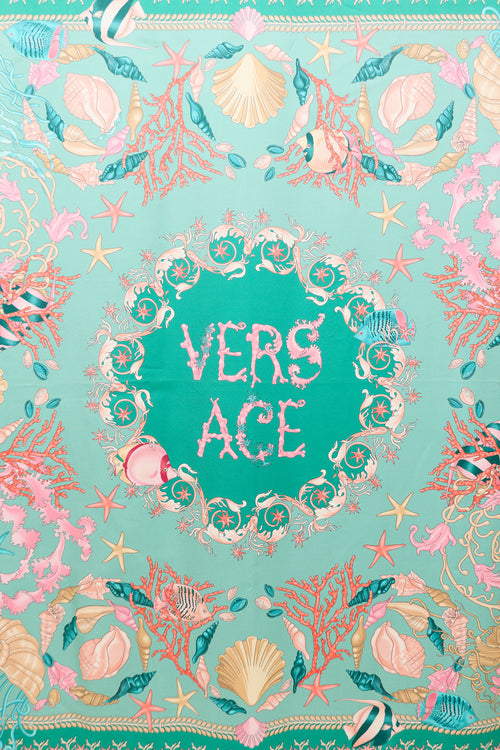 Versace Silk Trésor De La Mer Scarf