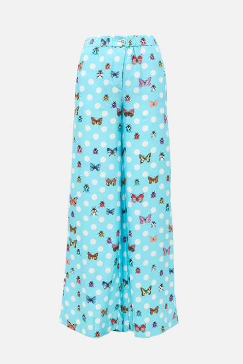 Versace Silk Printed Trouser