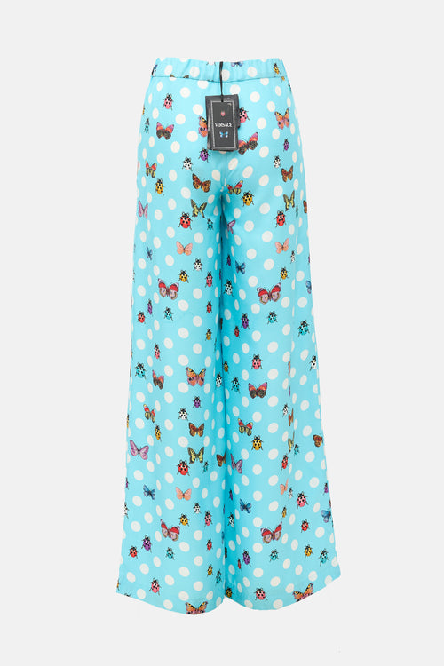 Versace Silk Printed Trouser