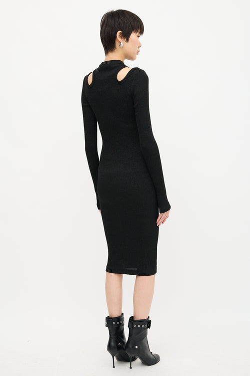 Versace Cut Out Shoulder Dress