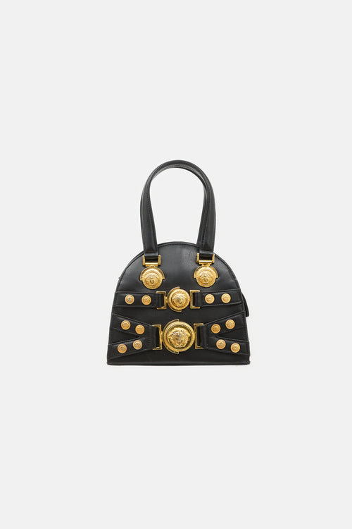 Versace Vintage Leather Medusa Bag